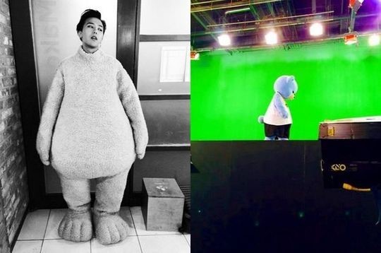 G-Dragon Puts on a Bear Costume, Possible Hint for a Comeback