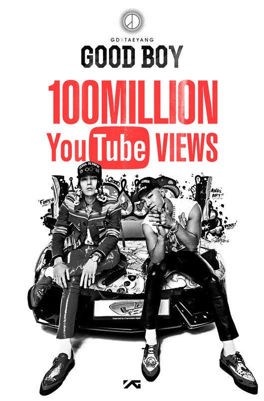G-Dragon and Taeyang’s “Good Boy” Music Video Surpasses 100 Million Views on YouTube
