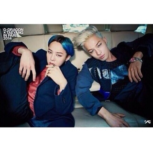 G-Dragon instagram update 20140612: G-DRAGON X TAEYANG IN PARIS...